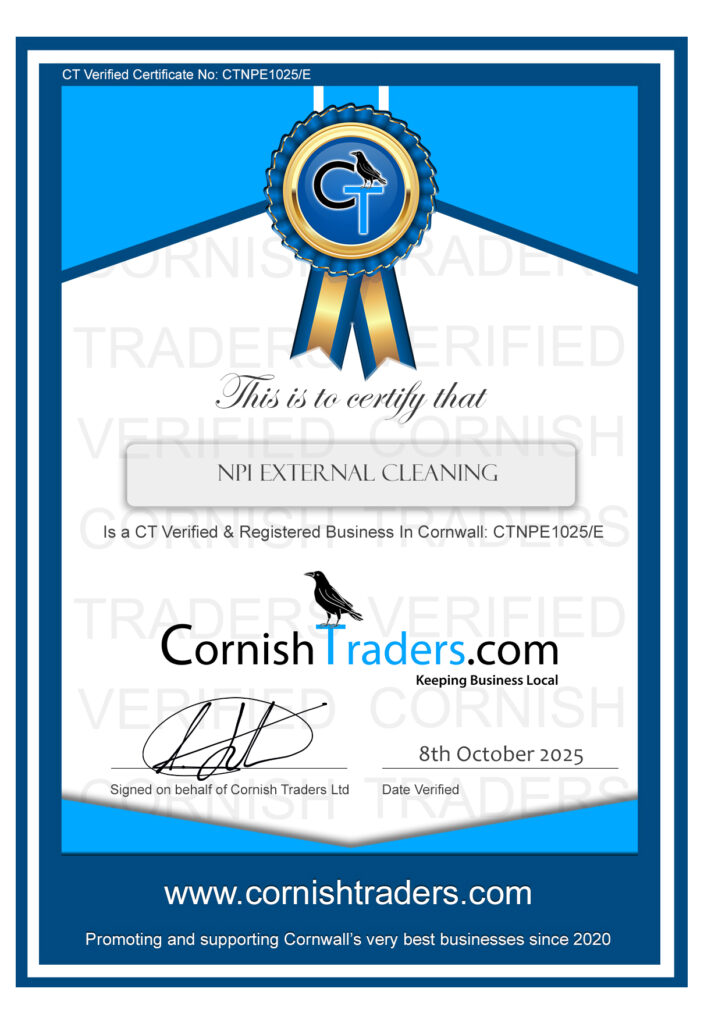npi exterior cleaning,npi,exterior,cleaning,cornwall,cornish,traders